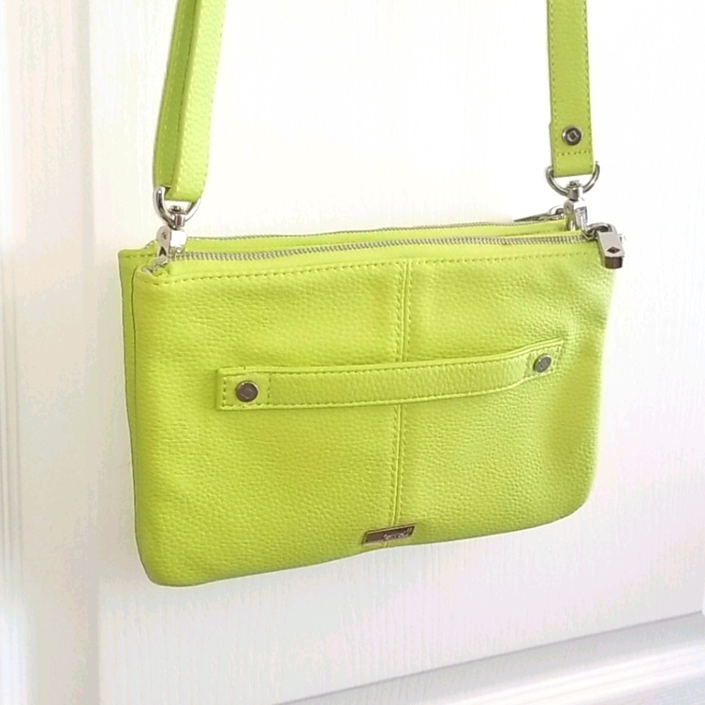 Thirty-one crossbody lime green purse/clutch
